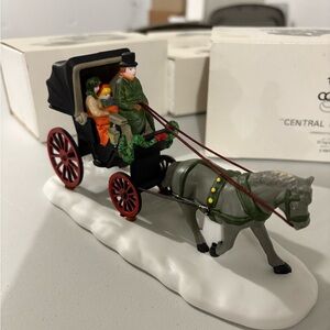Department 56 Christmas in the City, “Central Park Carriage” NIB
